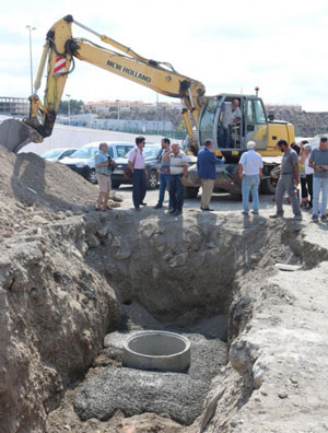 Inauguración del colector Llano de los Olleres